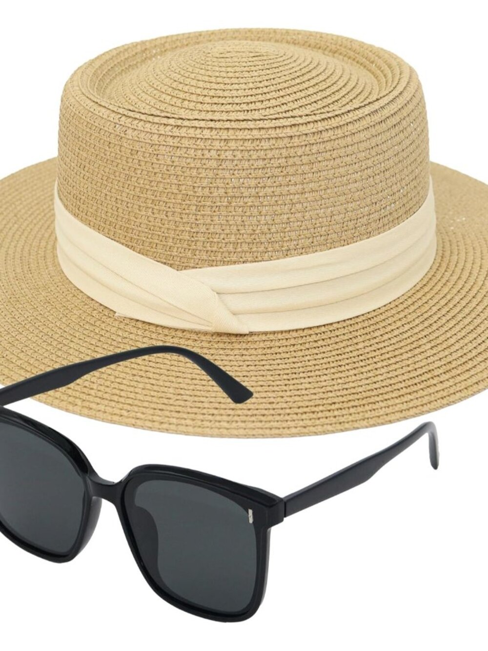 Sun Hats for Women Men Straw Beach Wide Brim Panama Foldable Hat Fedora Summer R